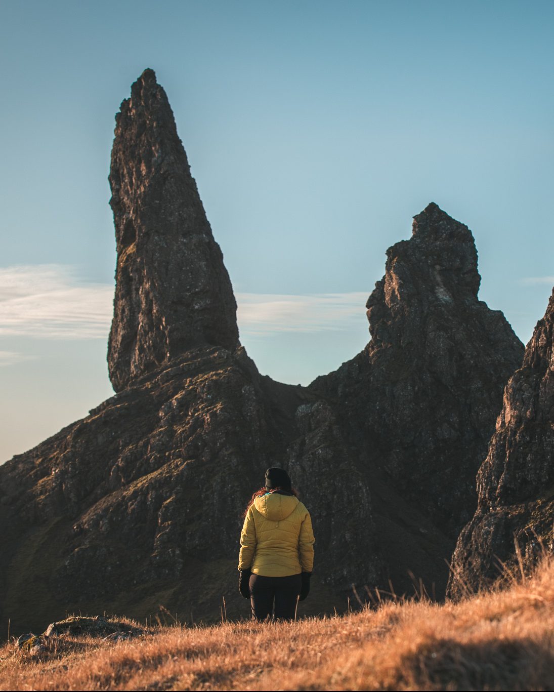 old man of storr portrait