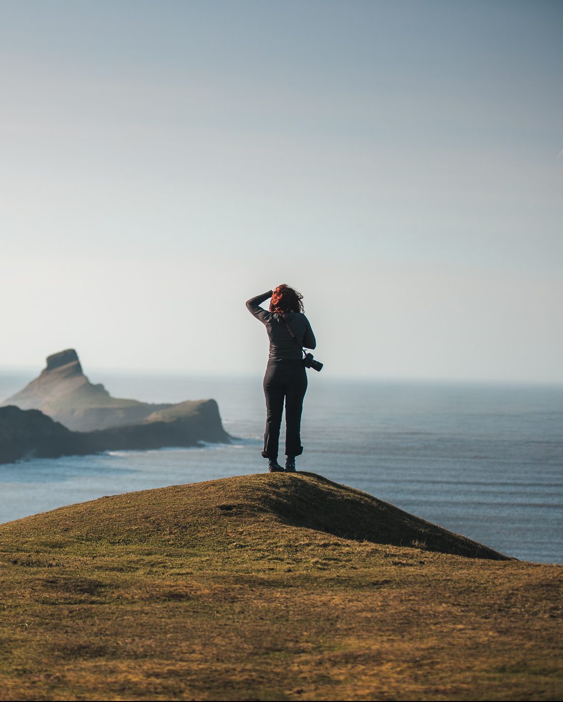 woman solo travel wales