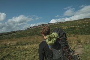 Stanage climber photography