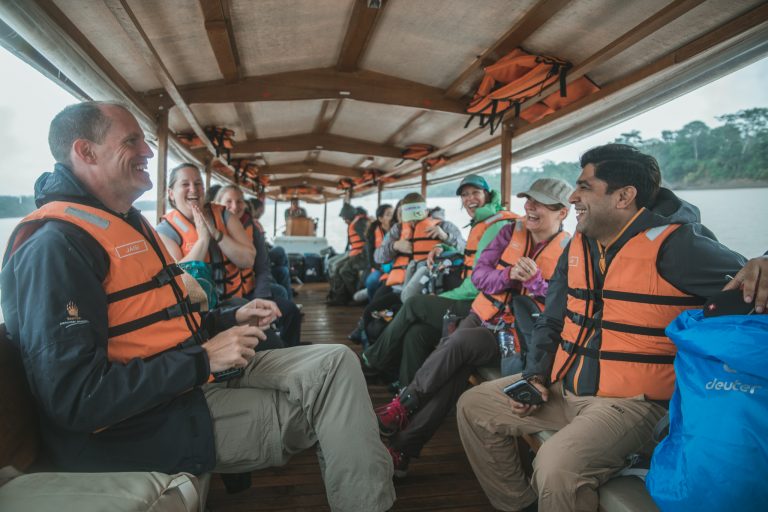 peru amazon flashpack boat