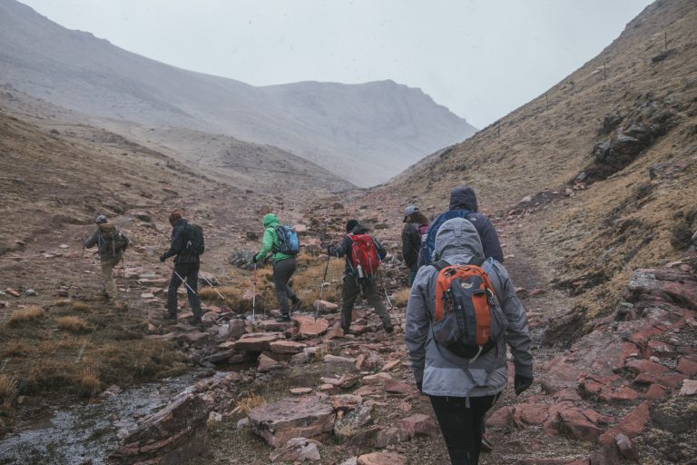 rainbow mountain basecamp hike flashpack tour