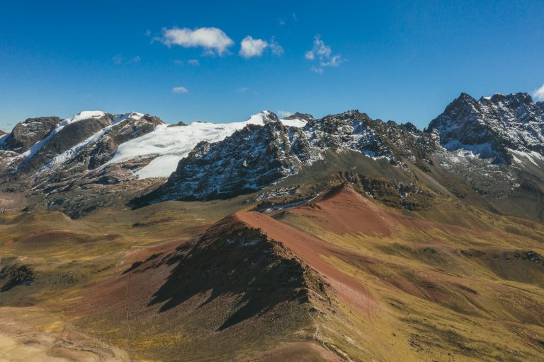 rainbow mountain dji drone