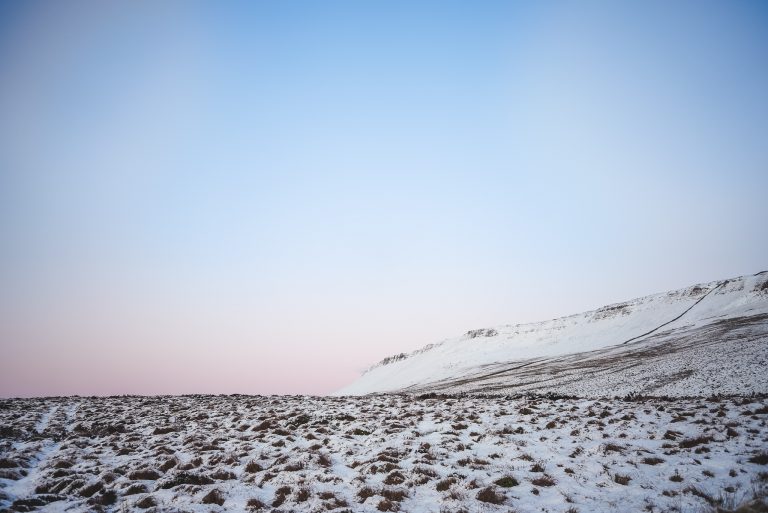pasel sunset yorkshire dales snow